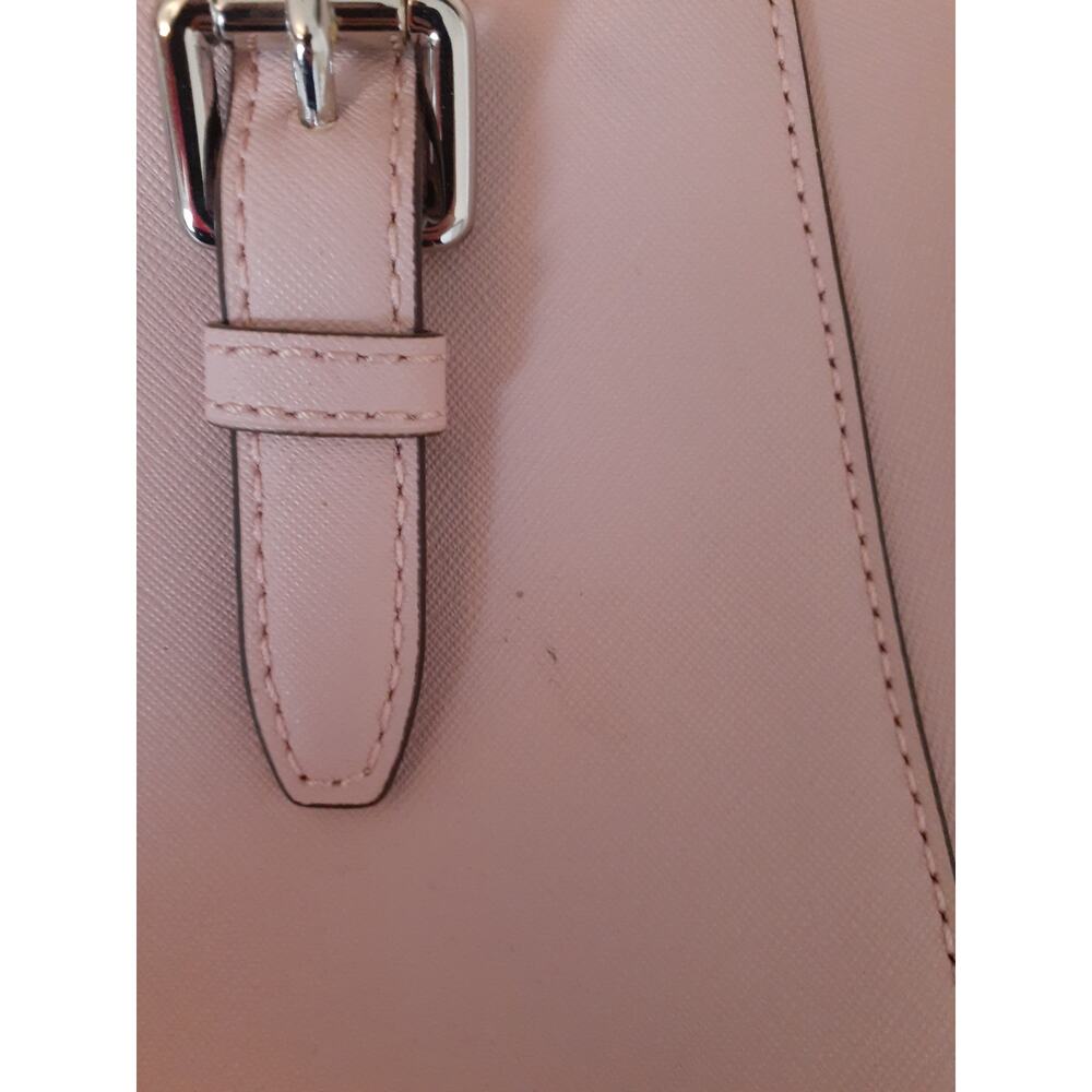 Michael Kors Ciara Pink Leather Large Satchel Purse Handbag Exc Condition - Picture 15 of 15